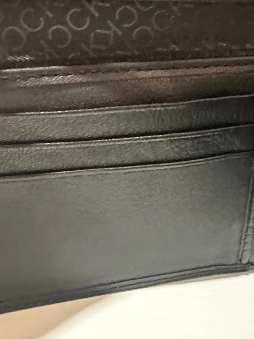 Men Calvin Klein Black Leather wallet